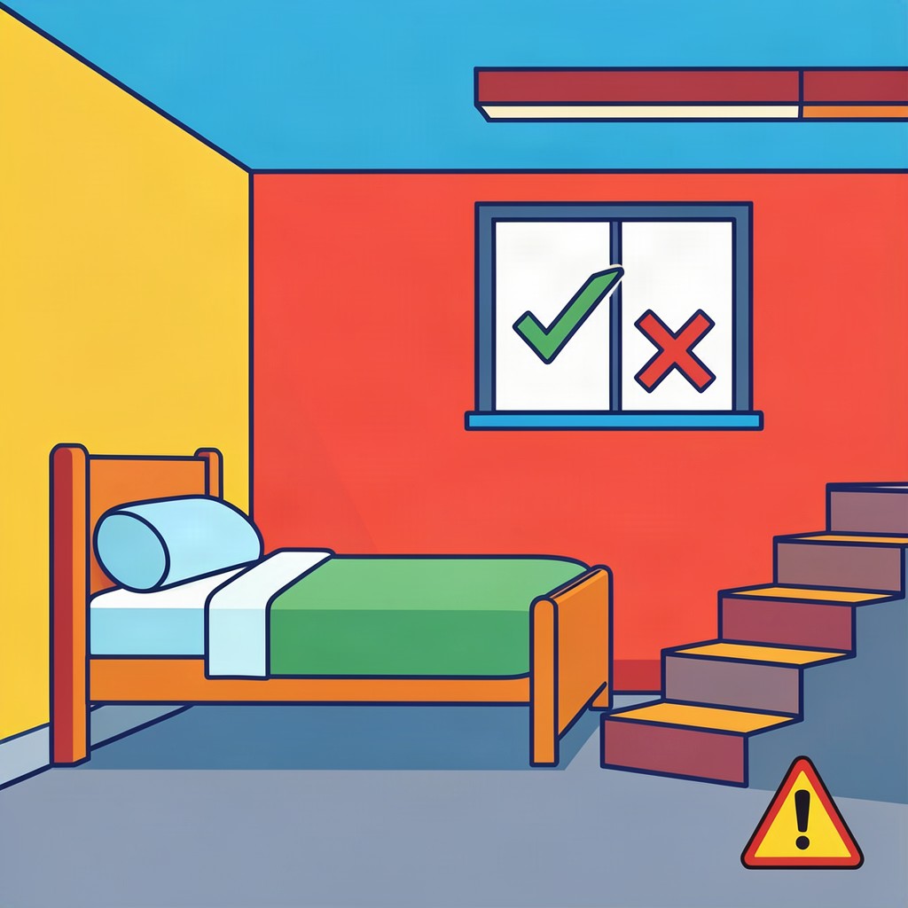 Basement Bedroom Without an Egress Window — A Legal Problem